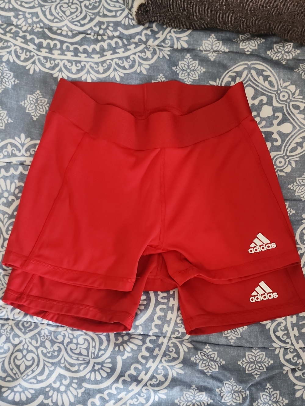 adidas Women’s Red Spandex 4" Sizw Medium
